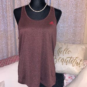 Adidas Size L Climalite Racerback Tank